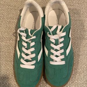 Madden Girl size 7.5 green sneakers . Wore twice mint condition